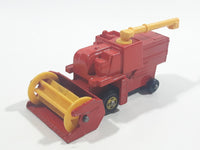 Vintage 1978 Lesney Matchbox No. 51 Combine Harvester Red Die Cast Toy Farming Machinery Equipment Vehicle