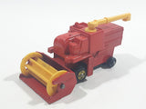 Vintage 1978 Lesney Matchbox No. 51 Combine Harvester Red Die Cast Toy Farming Machinery Equipment Vehicle