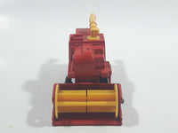 Vintage 1978 Lesney Matchbox No. 51 Combine Harvester Red Die Cast Toy Farming Machinery Equipment Vehicle