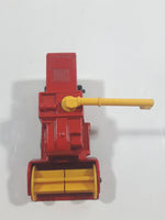 Vintage 1978 Lesney Matchbox No. 51 Combine Harvester Red Die Cast Toy Farming Machinery Equipment Vehicle