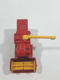 Vintage 1978 Lesney Matchbox No. 51 Combine Harvester Red Die Cast Toy Farming Machinery Equipment Vehicle