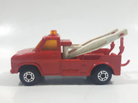 Vintage 1978 Lesney Matchbox Superfast No. 61 Wreck Truck Red Die Cast Toy Tow Salvage Wrecker Vehicle