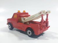 Vintage 1978 Lesney Matchbox Superfast No. 61 Wreck Truck Red Die Cast Toy Tow Salvage Wrecker Vehicle