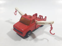 Vintage 1978 Lesney Matchbox Superfast No. 61 Wreck Truck Red Die Cast Toy Tow Salvage Wrecker Vehicle