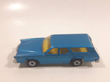 Vintage 1981 Lesney Matchbox Superfast No. 74 Cougar Villager Station Wagon Blue Die Cast Toy Car Vehicle with Opening Tail Gate