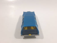 Vintage 1981 Lesney Matchbox Superfast No. 74 Cougar Villager Station Wagon Blue Die Cast Toy Car Vehicle with Opening Tail Gate