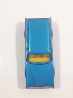 Vintage 1981 Lesney Matchbox Superfast No. 74 Cougar Villager Station Wagon Blue Die Cast Toy Car Vehicle with Opening Tail Gate