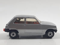 Vintage 1981 Lesney Matchbox Superfast No. 21 Renault 5TL Silver Grey Die Cast Toy Car Vehicle with Opening Rear Hatch