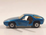 Vintage 1981 Lesney Matchbox Superfast No. 59 Porsche 928 Blue Die Cast Toy Car Vehicle with Opening Doors