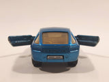 Vintage 1981 Lesney Matchbox Superfast No. 59 Porsche 928 Blue Die Cast Toy Car Vehicle with Opening Doors
