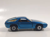 Vintage 1981 Lesney Matchbox Superfast No. 59 Porsche 928 Blue Die Cast Toy Car Vehicle with Opening Doors