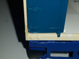 Vintage 1973 Lesney Matchbox Super Kings K-17 Trailer Pepsi Blue Red White Die Cast Toy Car Vehicle with Opening Rear Doors