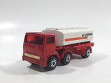 Rare Version Vintage 1973 Lesney Matchbox SuperFast 900 Leyland Freeway Gas Tanker Articulated Truck and Trailer ELF Red and White Die Cast Toy Car Vehicle