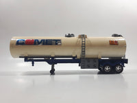 Vintage 1983 Lesney Matchbox Super Kings K-103 Petrol Fuel Oil Tanker Trailer Comet Cream White Die Cast Toy Car Vehicle