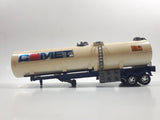 Vintage 1983 Lesney Matchbox Super Kings K-103 Petrol Fuel Oil Tanker Trailer Comet Cream White Die Cast Toy Car Vehicle