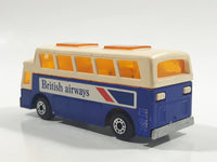 Vintage 1978 Lesney Matchbox Superfast  No. 65 Airport Coach Bus British Airways Blue and White Die Cast Toy Car Vehicle