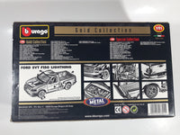 Burago Gold Collection Ford SVT F150 Lightning Silver Grey 1/21 Scale Die Cast Toy Car Vehicle with Opening Doors, Hood, and Tail Gate New in Box