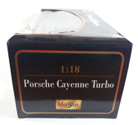 2002 Maisto Special Edition Porsche Cayenne Turbo Dark Green 1/18 Scale Die Cast Toy Car Vehicle with Opening Doors, Hood, and Hatch New in Box