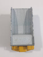 Majorette No. 274 Benne Carriere Quarry Super Dump Truck 1/100 Scale Yellow Grey Die Cast Toy Car Vehicle