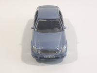 RealToy MB Mercedes Benz E-55 AMG Blue Grey 1/61 Scale Die Cast Toy Car Vehicle