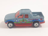 2004 Matchbox Medic Rescue Ford Explorer Sport Trac Pickup Truck Metalflake Light Blue Die Cast Toy Car Vehicle