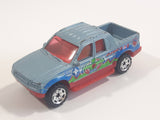 2004 Matchbox Medic Rescue Ford Explorer Sport Trac Pickup Truck Metalflake Light Blue Die Cast Toy Car Vehicle