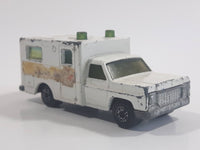 Vintage 1977 Lesney Matchbox Superfast Ambulance No. 41 White Die Cast Toy Car Vehicle