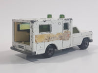 Vintage 1977 Lesney Matchbox Superfast Ambulance No. 41 White Die Cast Toy Car Vehicle