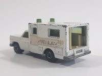 Vintage 1977 Lesney Matchbox Superfast Ambulance No. 41 White Die Cast Toy Car Vehicle