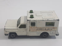 Vintage 1977 Lesney Matchbox Superfast Ambulance No. 41 White Die Cast Toy Car Vehicle