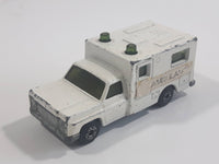 Vintage 1977 Lesney Matchbox Superfast Ambulance No. 41 White Die Cast Toy Car Vehicle