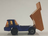 Vintage 1975 Lesney Matchbox Superfast No. 23 Atlas Dump Truck Blue and Orange  Die Cast Toy Car Vehicle