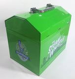 Drink Steam Whistle Pilsner Canada's Pilsner Beer Bright Green Metal Lunch Box