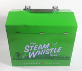 Drink Steam Whistle Pilsner Canada's Pilsner Beer Bright Green Metal Lunch Box