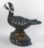 Vintage Hand Painted Mallard Duck Cast Iron Metal Door Stop
