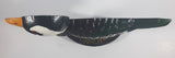Vintage Hand Painted Mallard Duck Cast Iron Metal Door Stop