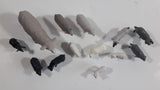 Vintage Plastic Farm Livestock Ram, Goats, Sheep, Toys Made in Hong Kong and China Lot of 13