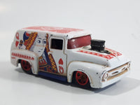 2019 Hot Wheels HW Art Cars '56 Ford Truck White Die Cast Toy Car Hot Rod Vehicle