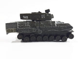 Vintage 1983 Bandai Gobots Japan Super Destroyer Renegade G1 745 Transformer Army Green Tank Die Cast Toy Vehicle No Tracks or Gun
