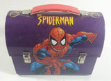 Marvel Comics Spider-Man Purple Tin Metal Lunch Box