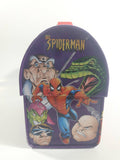 Marvel Comics Spider-Man Purple Tin Metal Lunch Box