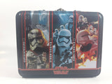 Star Wars The Force Awakens The First Order Captain Phasma, Stormtrooper, Flametrooper Tin Metal Lunch Box