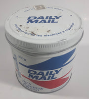 Vintage RJR Macdonald Daily Mail Mild Cigarette Tobacco White Red Blue Tin Metal Can