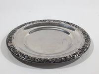 Vintage Mid Century WMF Cromargan Germany 5" Diameter Metal Tea Cup Saucer