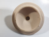 Terracotta Cream Colored Incense Burner Holder Pot Jar with Lid Made in Taiwan