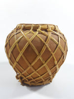 Hudson's Bay Company Terracotta Pot Jar Covered In Wicker