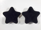 Star Shaped Black Felt Lined Metal Trinket Keepsake Small Jewelry Box