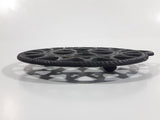 Vintage Ornate Circular Cast Iron Hot Plate Holder