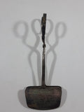 Vintage Handarbeit German Scissor Style Metal Tongs 6 3/4" Long