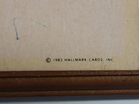 Vintage 1983 Hallmark Cards "Love ME... love my CAT!" Hanging Wood Plaque